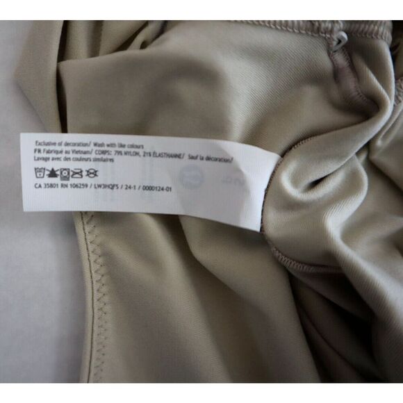 Lululemon Women's Sz S Mojave Tan Wundermost Nulu Square Neck L/S Bodysuit - Picture 6 of 11